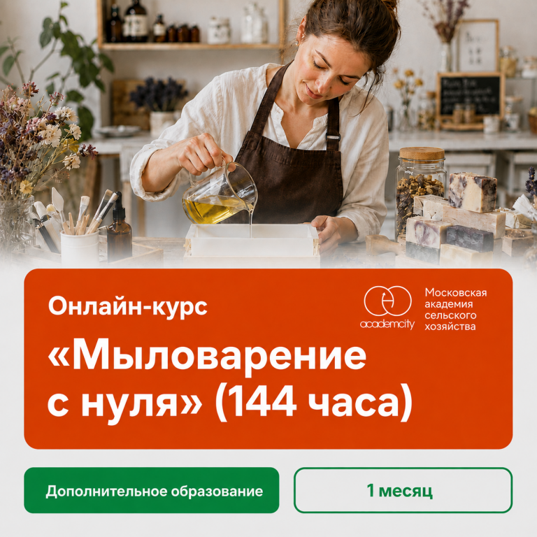 Онлайн-курс мыловарения с нуля (144 часа)
